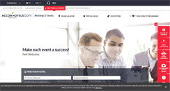 Desktop Screenshot of meetings.accorhotels.com